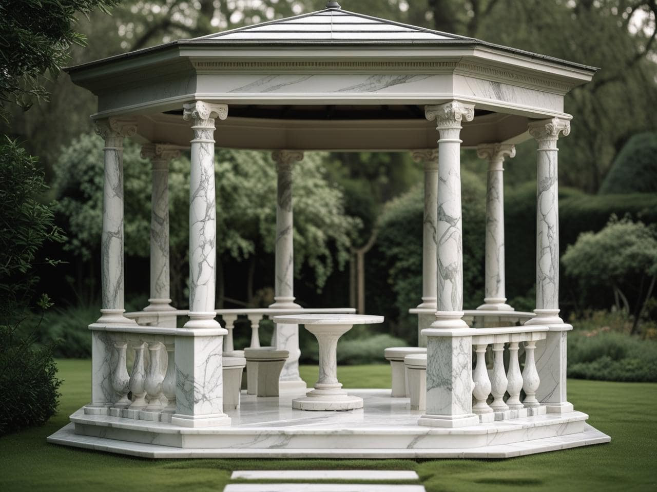 MARBLE GAZEBO