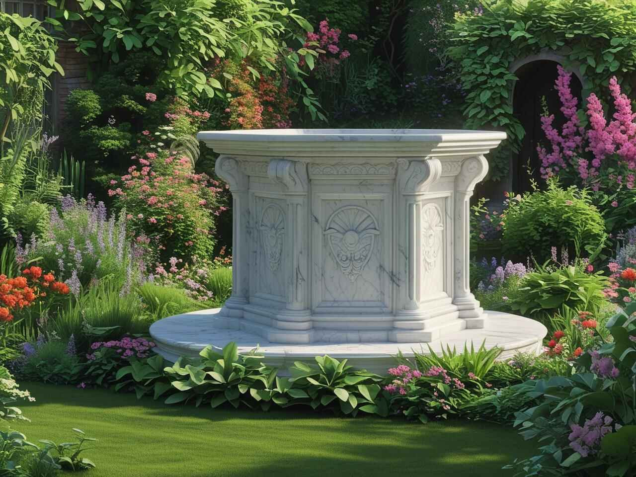 MARBLE WELL SURROUND