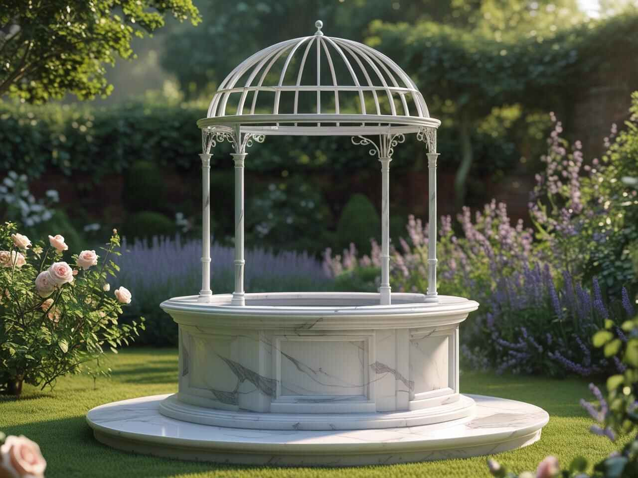 MARBLE DECORATIVE MONUMENT