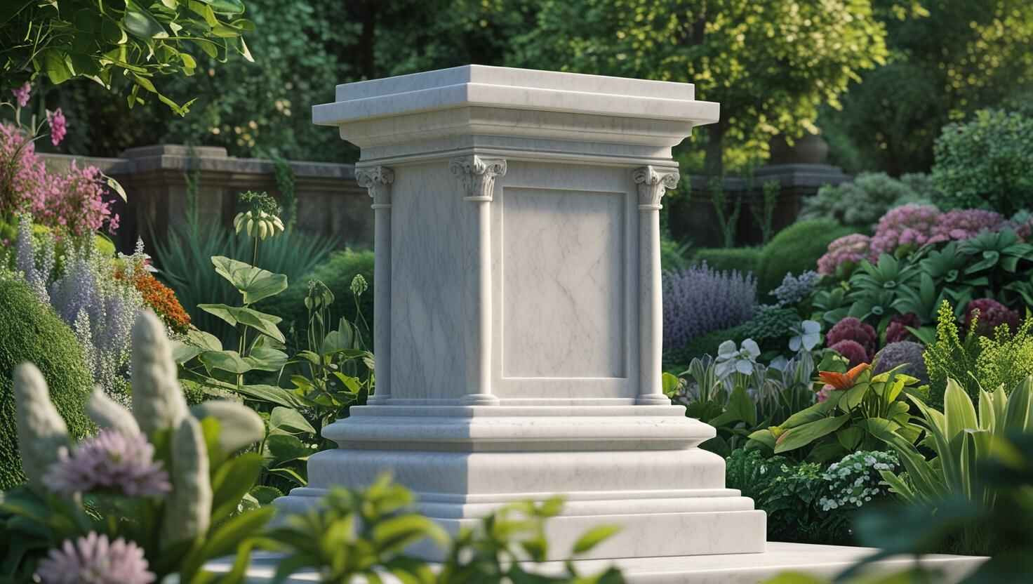 MARBLE DECORATIVE MONUMENT