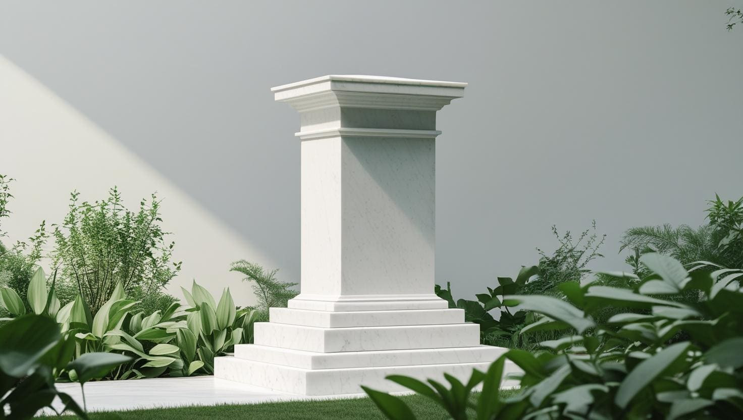 MARBLE DECORATIVE MONUMENT