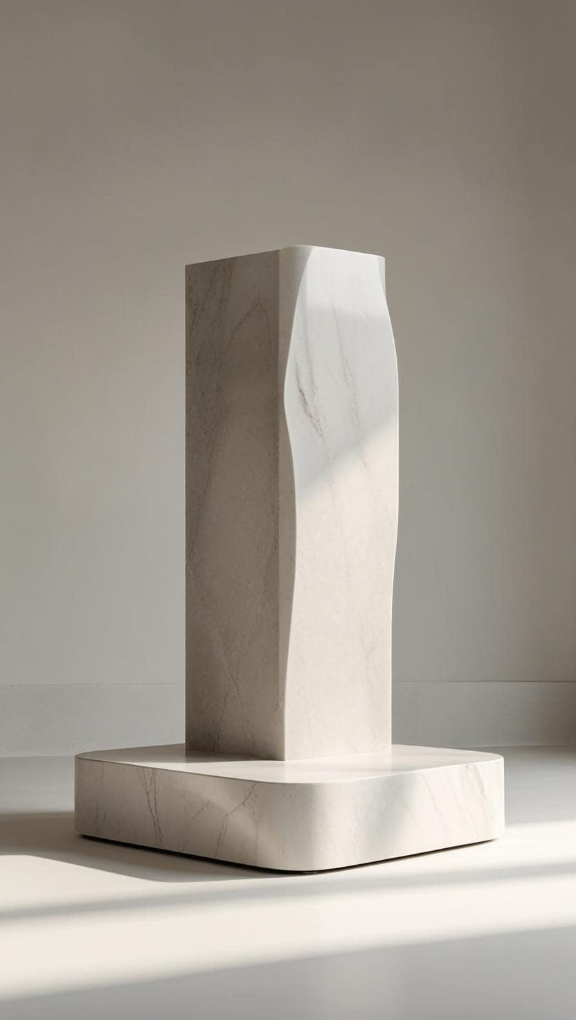 MARBLE PEDESTAL