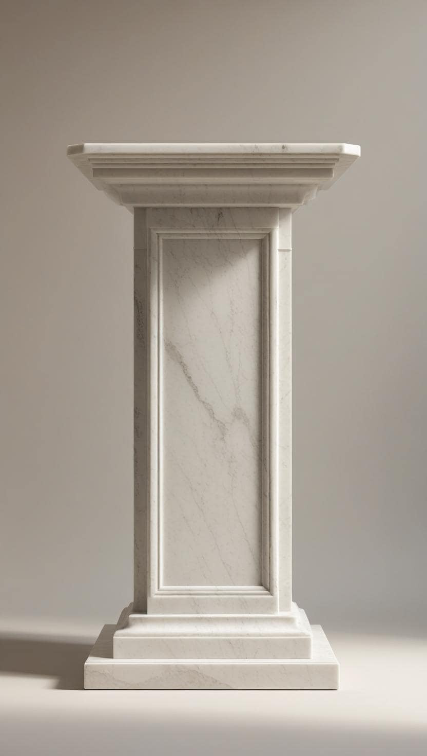 MARBLE PEDESTAL