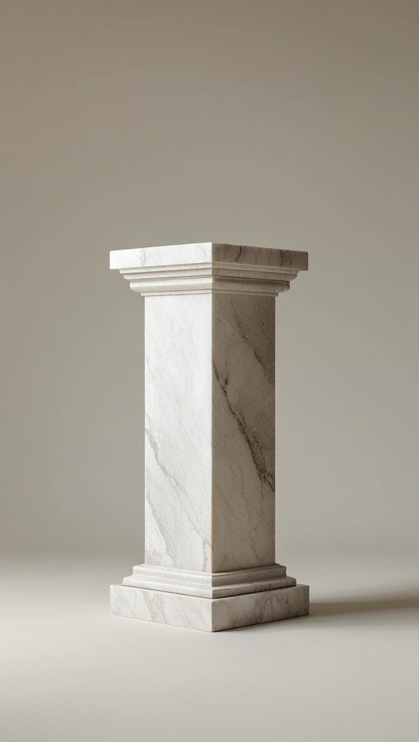 MARBLE PEDESTAL