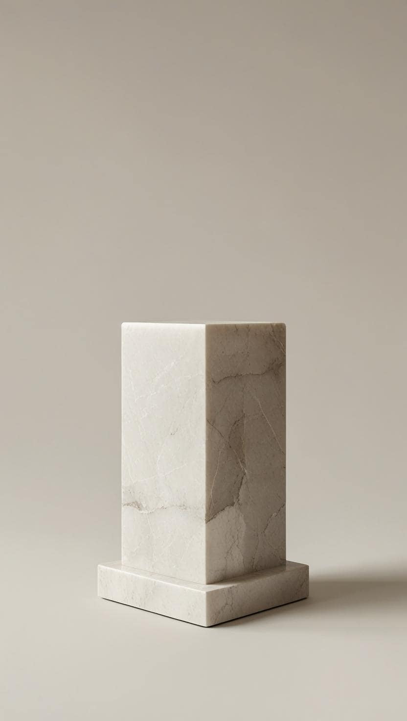 MARBLE PEDESTAL
