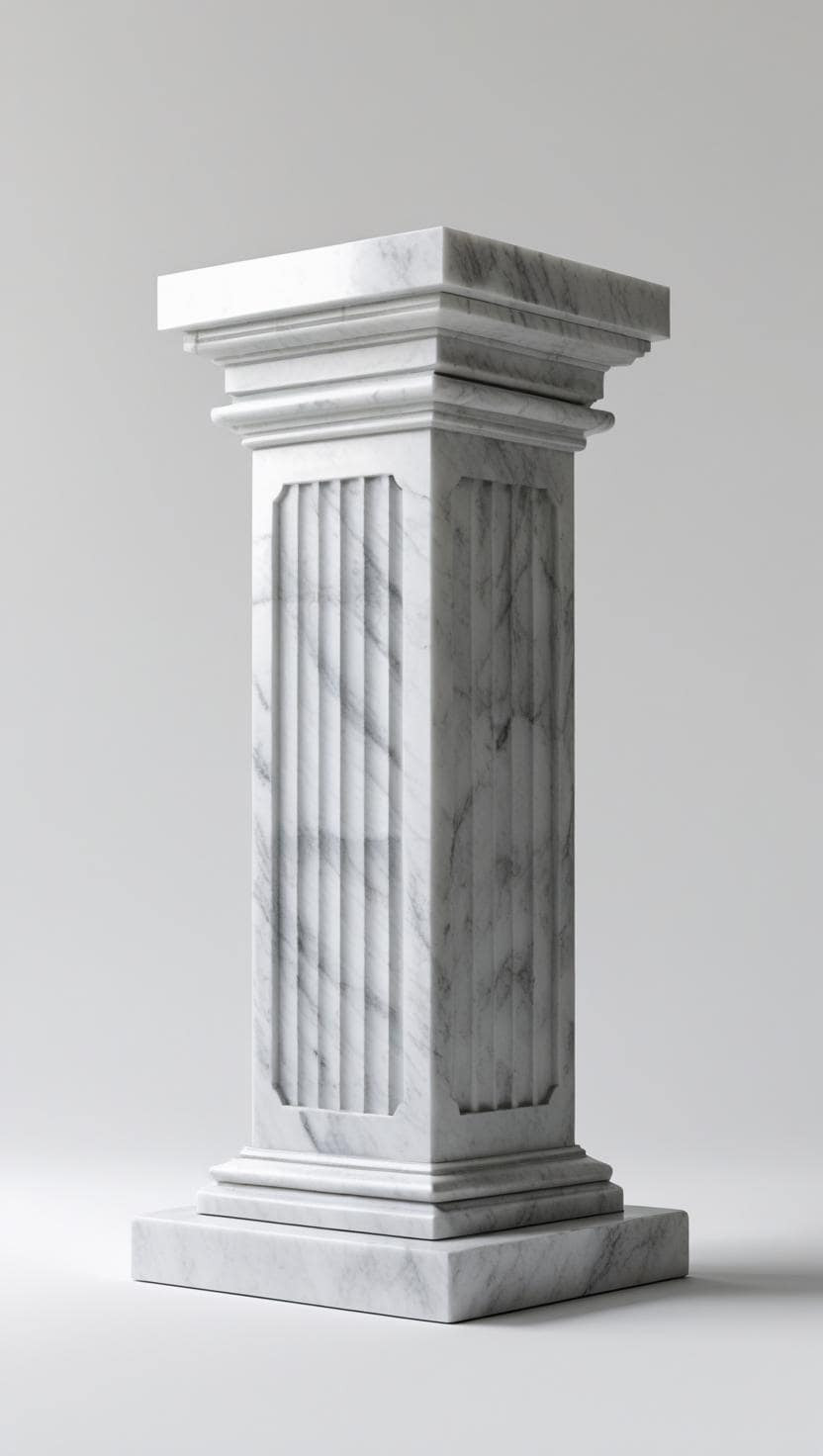 MARBLE PEDESTAL