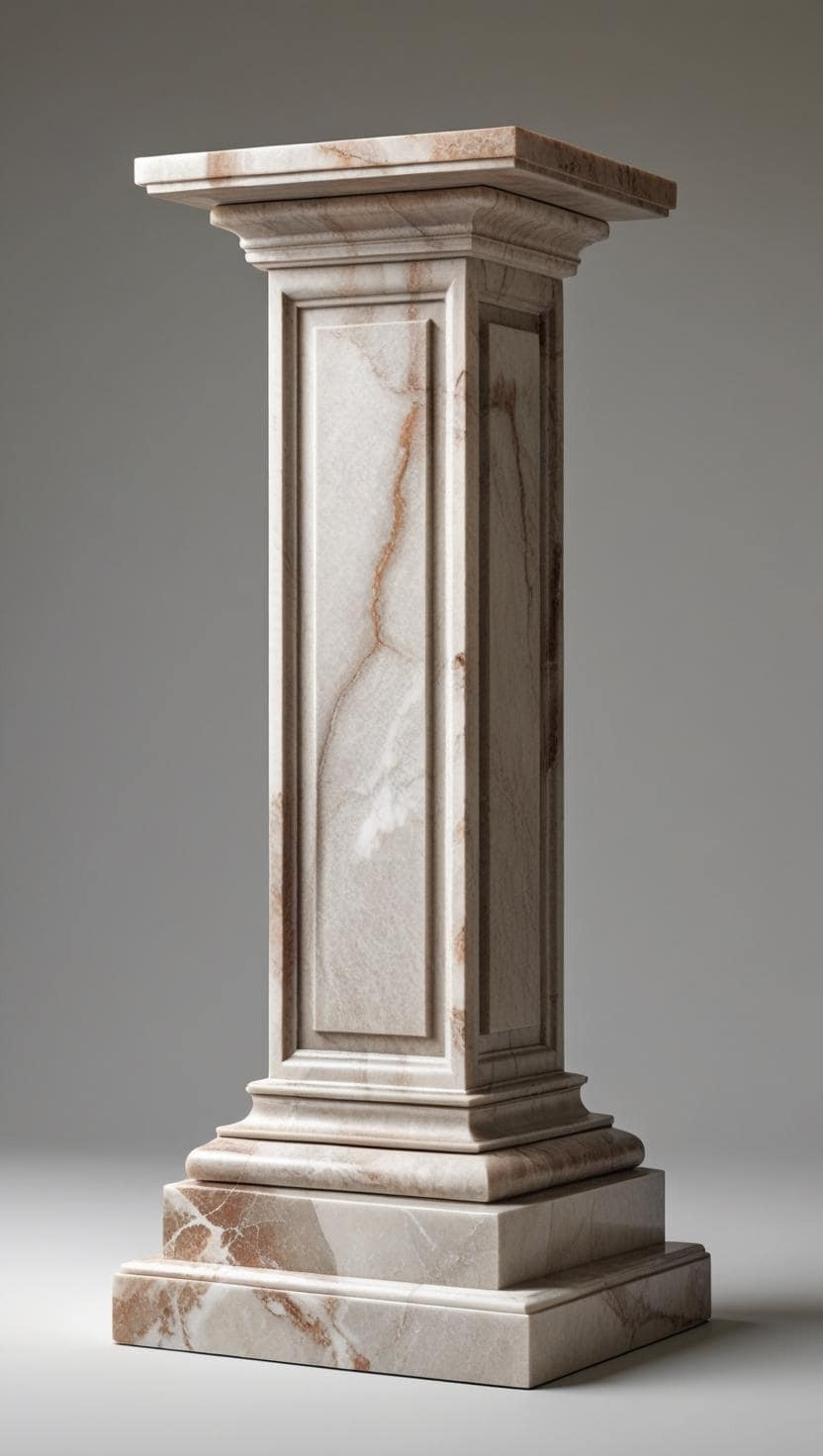 MARBLE PEDESTAL