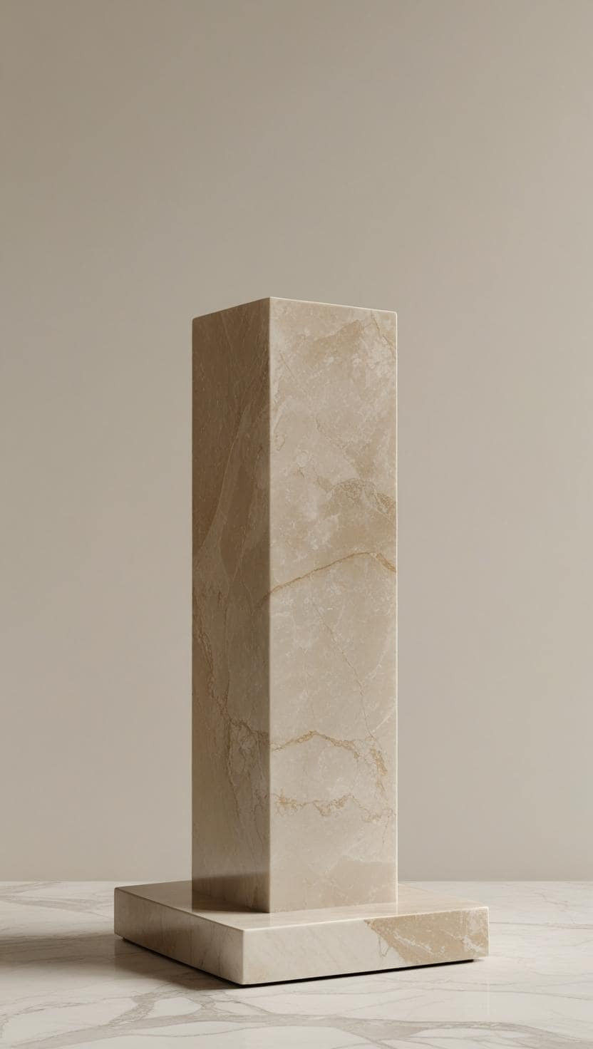 MARBLE PEDESTAL