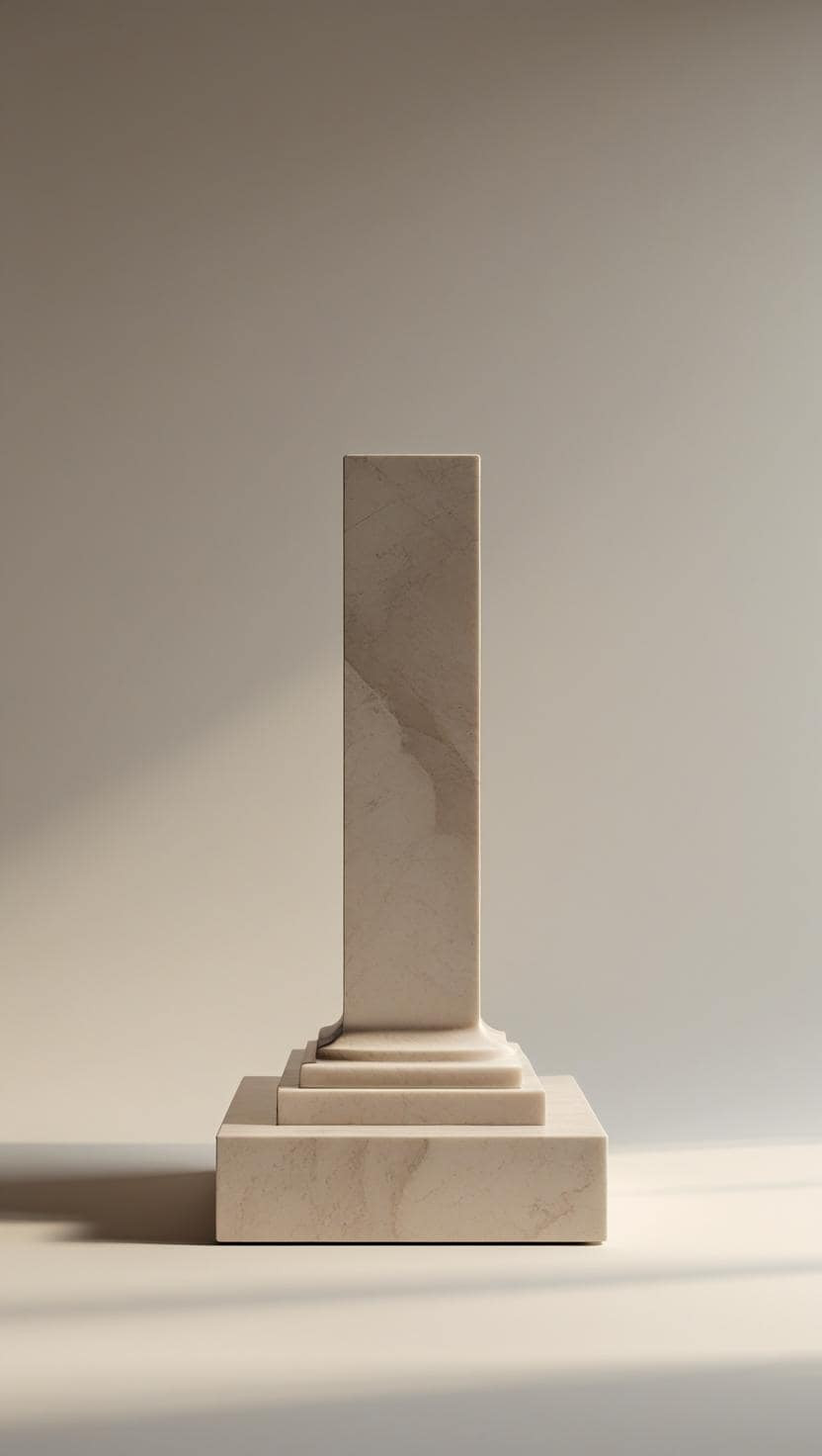 MARBLE PEDESTAL