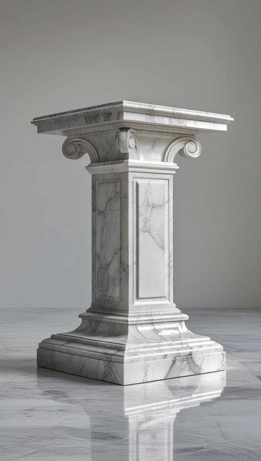 MARBLE PEDESTAL