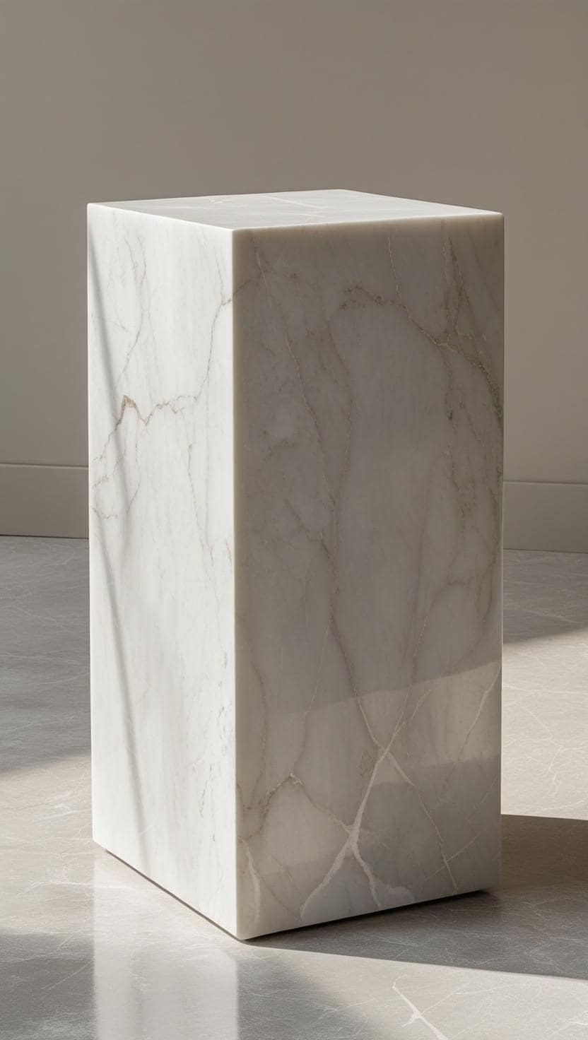 MARBLE PEDESTAL
