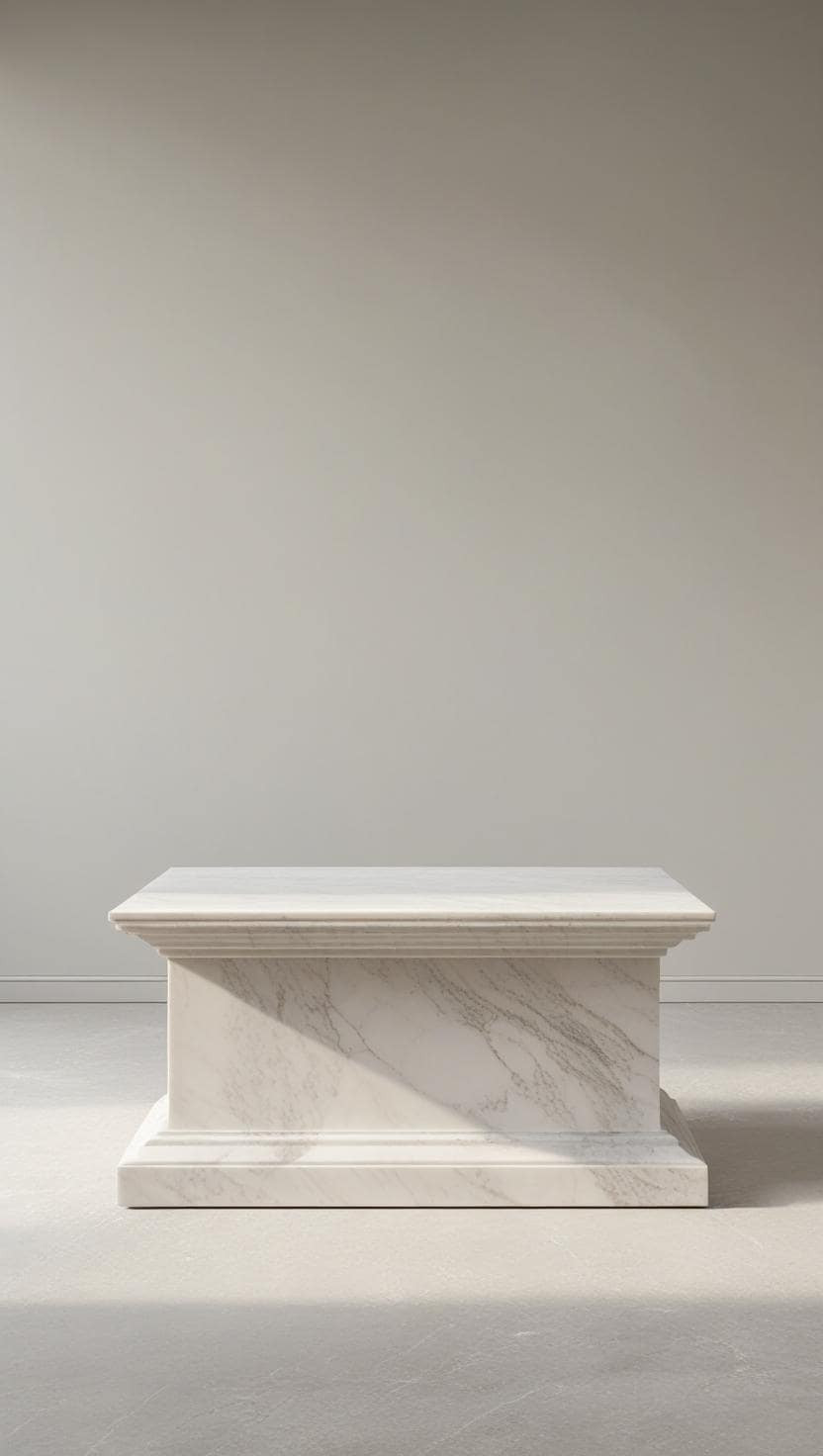 MARBLE PEDESTAL