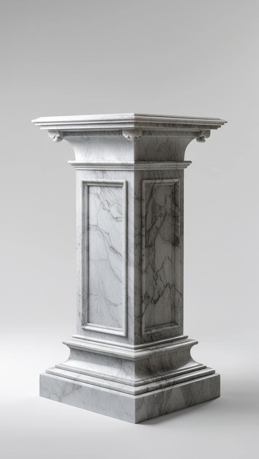MARBLE PEDESTAL